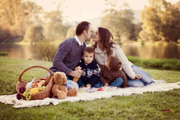 Family on picnic — Stock Photo, Image