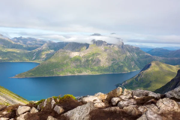 Segla Mountain Senja Island North Norway Amazing Beautiful Landscape Splendid — Foto de Stock