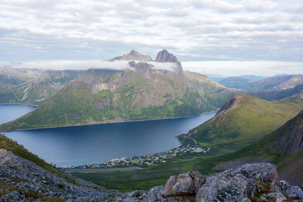 Segla Mountain Senja Island North Norway Amazing Beautiful Landscape Splendid — Foto de Stock