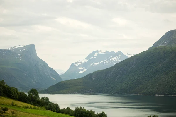 Amazing Views Norway Fjords Mountains Other Beautiful Nature Miracles — Photo