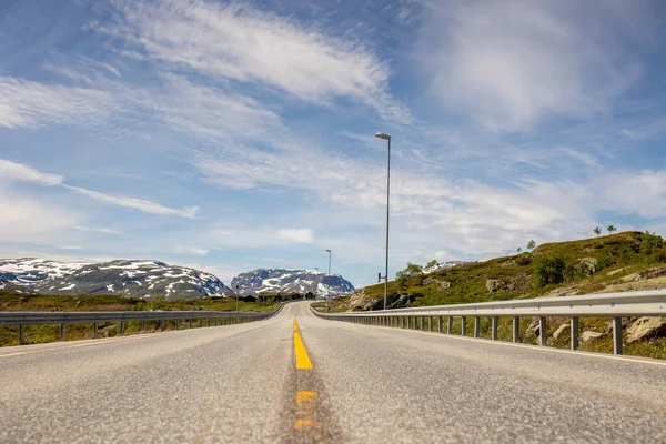 People Children Enjoying Amazing Views Norway Fjords Mountains Other Beautiful — 스톡 사진