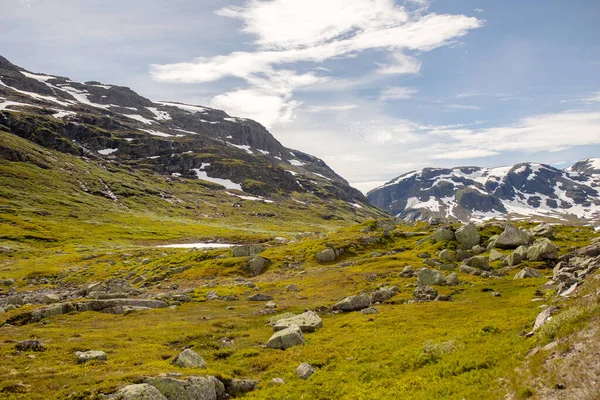 People Children Enjoying Amazing Views Norway Fjords Mountains Other Beautiful — Stok fotoğraf