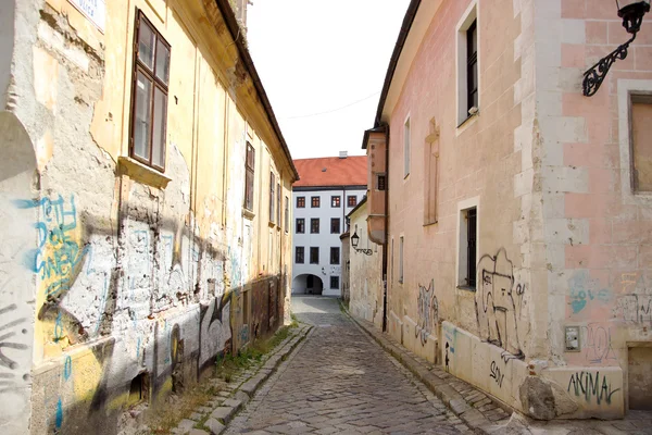Historical Street in Center — Stock Photo, Image