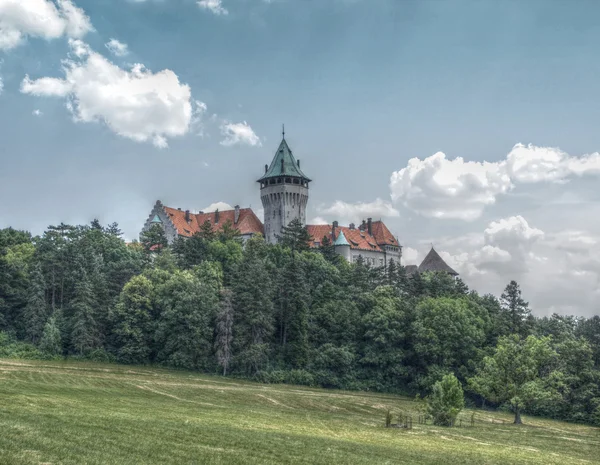 Το Chateau στο λόφο — Φωτογραφία Αρχείου