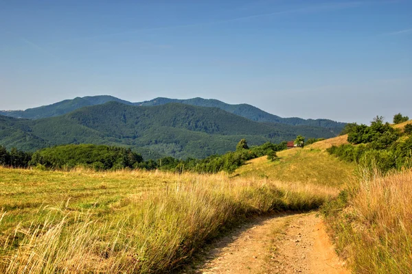 Dirty Road on Hills — Stock Photo, Image