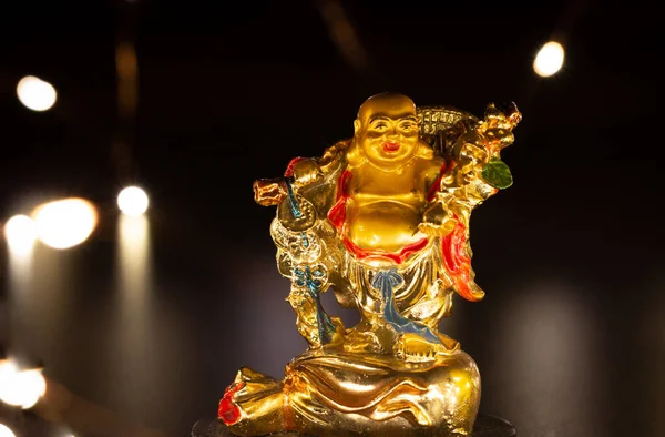 Veduta Del Buddha Ridente Considerato Come Simbolo Felicità Abbondanza Soddisfazione — Foto Stock