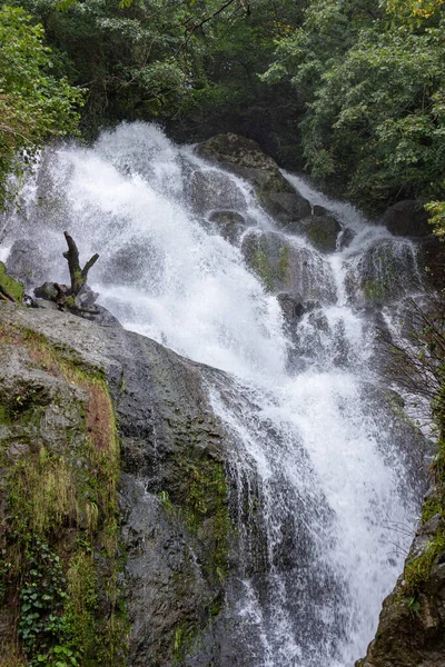 Andrew First Called Waterfall Georgian Adjara Village Sarpi Close Georgian — Foto de Stock