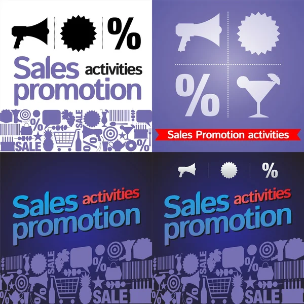 Sales promotion banners — Stock Vector