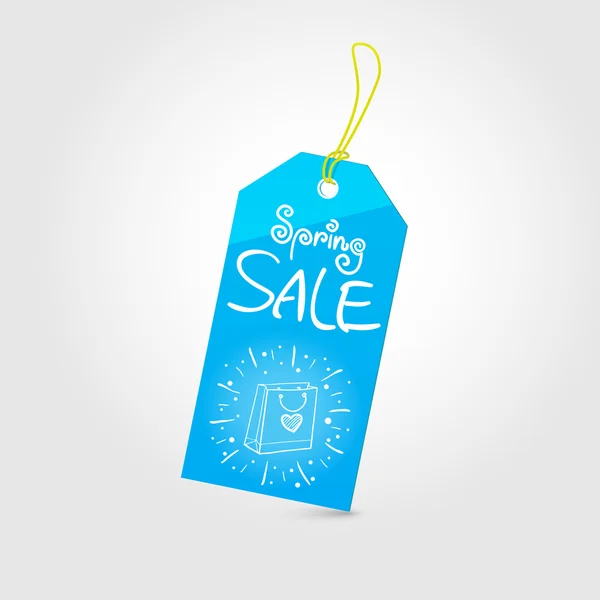 Spring sale tag 03 — Stock Vector