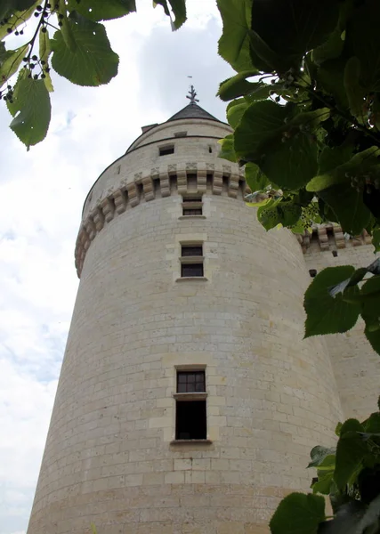 Een Van Hoektorens Van Het Chateau Langeais Loire Vallei Frankrijk — Stockfoto