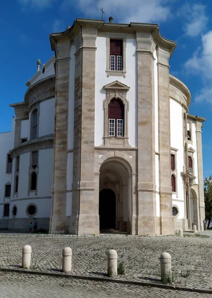 石の主イエスの聖域 18世紀のバロック様式の教会 サイドビュー オビドス ポルトガル 2021年9月16日 — ストック写真