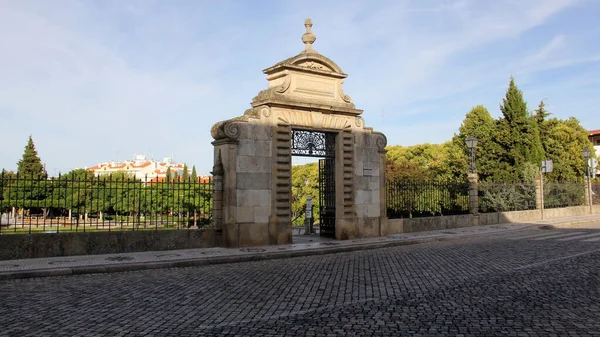 Poorten Van Gemeentelijke Tuin Castelo Branco Portugal Juli 2021 — Stockfoto