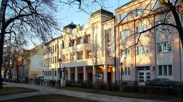 Sramek Theatre Vroeg 20E Eeuws Stadshuis Pisek Tsjechië December 2019 — Stockfoto