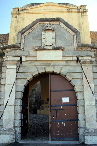 Główna Brama Fortu Santa Luzia Niedaleko Elvas Alentejo Elvas Portugalia — Zdjęcie stockowe