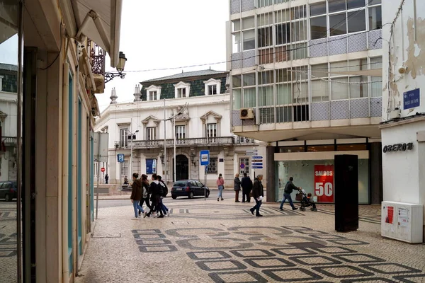 アルガルヴェ地方博物館 自由広場の歴史的建造物に位置します プラダLiberdade ファロ ポルトガル 1月4 2017 — ストック写真