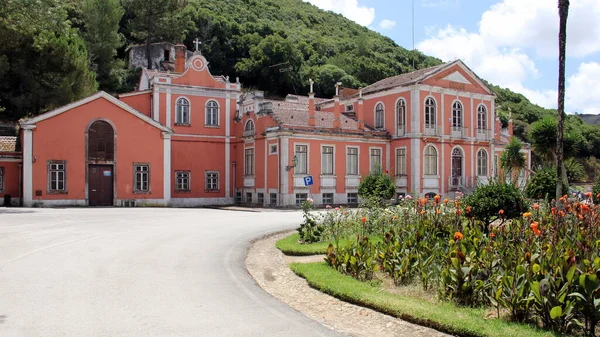 Termas Cucos Yüzyıl Balneoloji Müessesesi Ana Bina Torres Vedras Portekiz — Stok fotoğraf