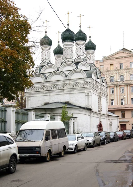 Kostel Jana Století Michail Feodor Černíkova Nacházející Okrese Zamoskvorechye Moskva — Stock fotografie