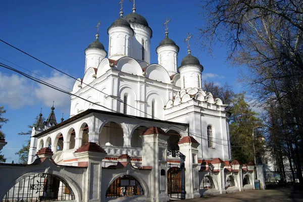 Kirche Der Verklärung Des Späten Jahrhunderts Bolshie Viaziomy Auf Dem — Stockfoto