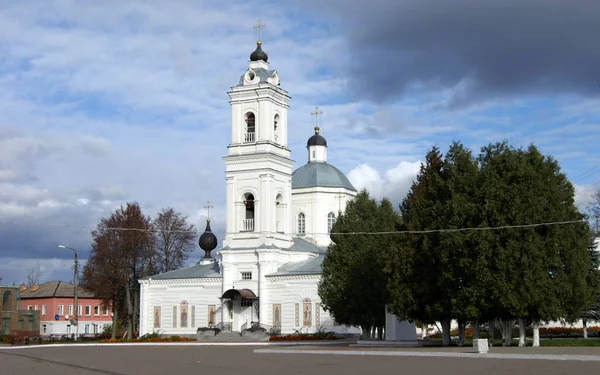 Sts Петропавловский Собор Построенный Классическом Стиле Конец Xviii Таруса Калужская — стоковое фото