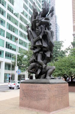 Horwitz-Wasserman Soykırımı Anıtı Plaza, Philadelphia, PA, ABD - 11 Ağustos 2012