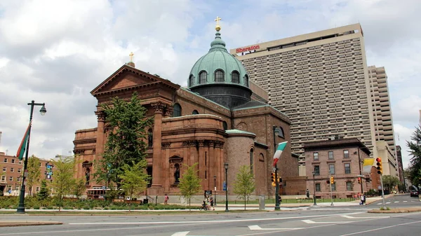 Соборна Базиліка Святих Петра Павла Побудована Між 1846 1864 Філадельфія — стокове фото