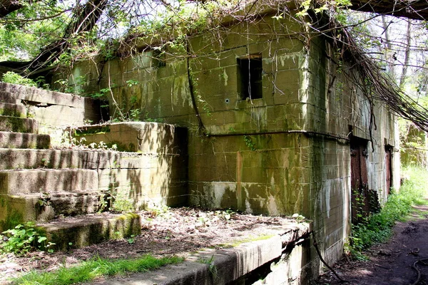 Abandoned Overgrown Coastal Defense Installations Fort Wadsworth Details Staten Island — Stock Photo, Image