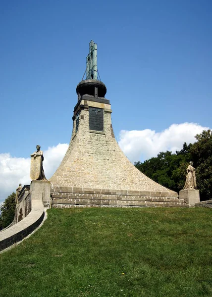 Cairn Peace Mohila Miru Denkmal Auf Dem Austerlitzer Schlachtfeld Der — Stockfoto