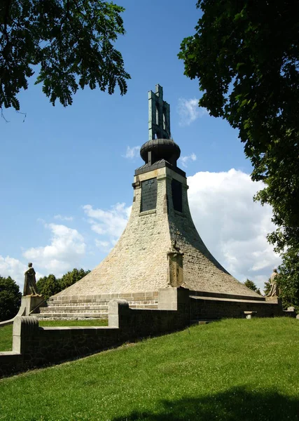 Cairn Peace Mohila Miru Memorial Campo Batalha Austerlitz 1805 Período — Fotografia de Stock