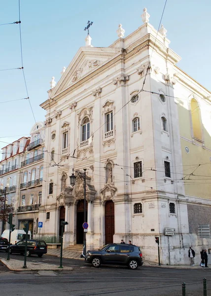 Iglesia Nuestra Señora Encarnación Distrito Chiado Data 1708 Lisboa Portugal — Foto de Stock