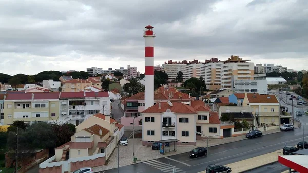 Azeda Lighthouse Also Functions Water Tower Initially Installed 1940 Current — Stok fotoğraf