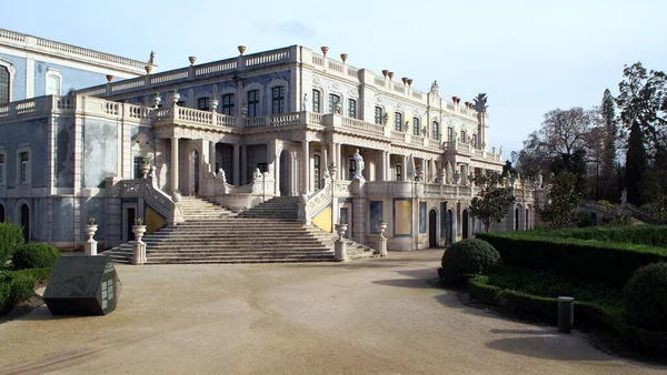 Queluz Sarayı Nın Robillon Kanadı Yüzyıl Mimari Anıtı Lizbon Portekiz — Stok fotoğraf