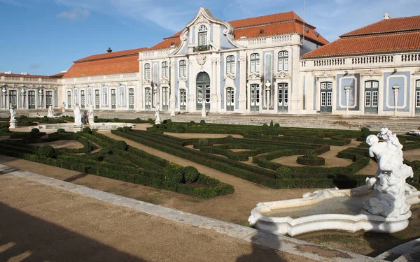 Malta Jardín Del Palacio Queluz Ala Salón Fondo Cerca Lisboa —  Fotos de Stock