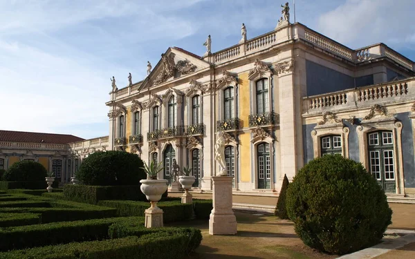 Ceremonial Facade 18Th Century Queluz National Palace Former Summer Residence —  Fotos de Stock