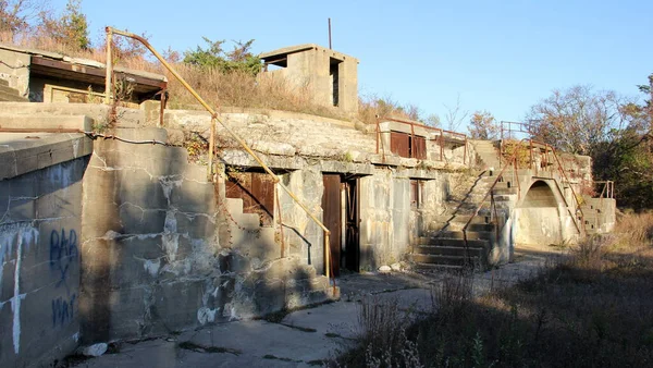Battery Engle Abandoned Coastal Artillery Installations Fort Hancock Sandy Hook — 스톡 사진