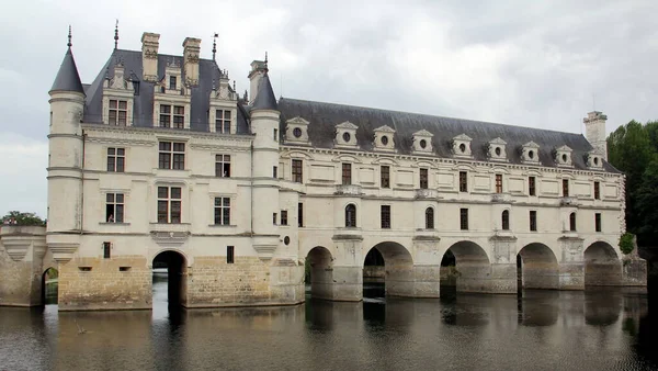 Cher River Cher Chenonceaux Indre Loire北岸观景 2019年7月1日 — 图库照片