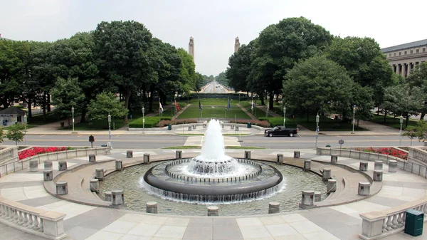 Soldiers Grove Fountain State Capitol Complex View East Wing Harrisburg — Φωτογραφία Αρχείου