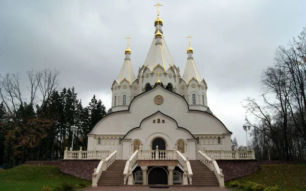 Iglesia Los Santos Mártires Creyentes Butovo Óblast Moscú Rusia Octubre —  Fotos de Stock