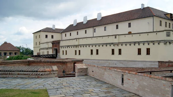 Spielberg Castle Checa Spilberk Topo Colina Com Vista Para Cidade — Fotografia de Stock