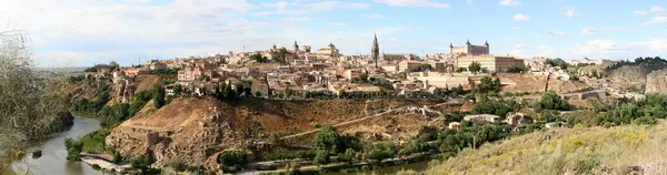 Vista Panorámica Ciudad Sobre Río Tajo Toledo España Mayo 2009 — Foto de Stock