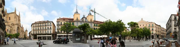 Plaza Mayor Dans Centre Historique Vue Panoramique Ségovie Espagne Mai — Photo