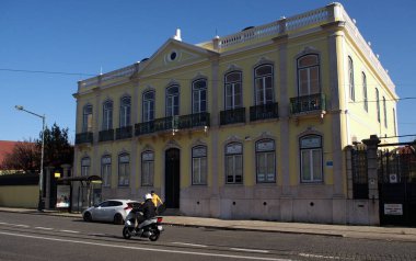 Palacete Gomes Freire, 19. yüzyıl sonlarındaki R. Gomes Freire 98, Arroios Mahallesi, Lizbon, Portekiz - 18 Aralık 2021