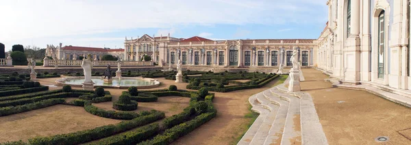 Passos Ala Salão Palácio Queluz Esculturas Jardim Pendurado Monumento Arquitectónico — Fotografia de Stock