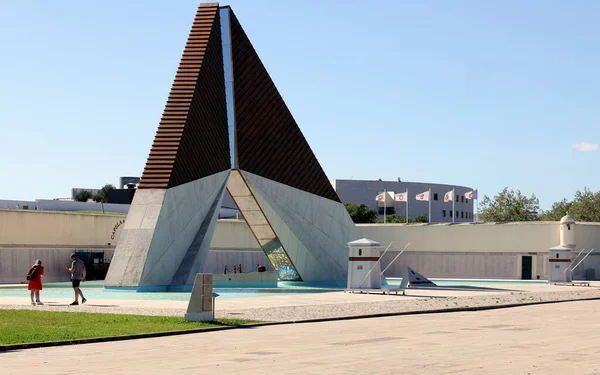 Monumento Aos Combatentes Ultramarinos Dedicado Aos Soldados Exército Português Que — Fotografia de Stock