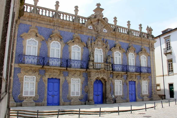 Raio Palace Богато Украшенная Резиденция Стиле Барокко Века Брага Португалия — стоковое фото