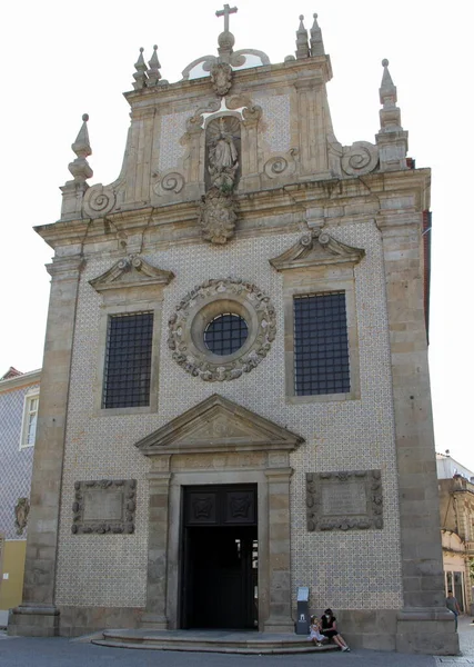 Церква Ігрея Душ Терсейрос Датується 1690 Роком Ранній Стиль Бароко — стокове фото