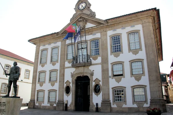 Town Hall Camara Municipal Built 19Th Century Residence Lord Vilar — Stock Photo, Image