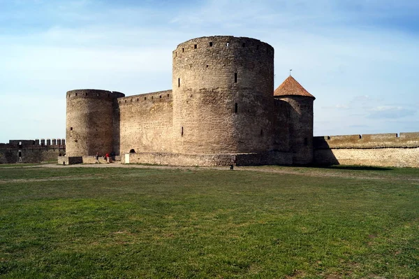 Ancienne Forteresse Akkerman Sur Rive Estuaire Dniestr Citadelle Principale Donjon — Photo