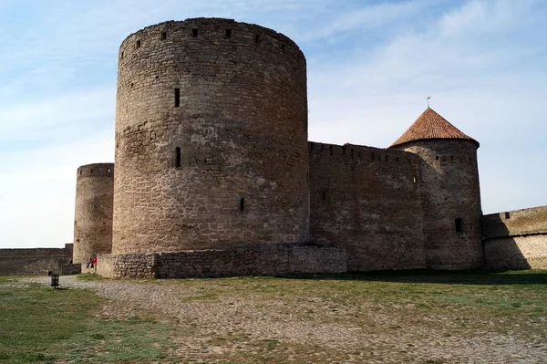 Old Akkerman Fortress Vid Stranden Dniester Estuary Viktigaste Citadell Och — Stockfoto