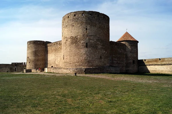 老Akkerman Fortress Shore Dniester Estuary Main Citadel Keep Bilhorod Dnistrovskyi — 图库照片