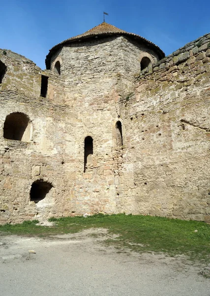 Alte Akkerman Festung Ufer Der Dnjestr Mündung Hauptzitadelle Und Bergfried — Stockfoto